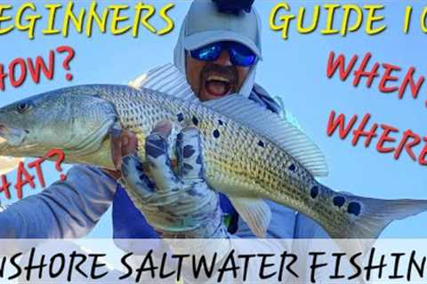Beginners Guide To Inshore Saltwater Fishing 101! Where? When? What? How?
