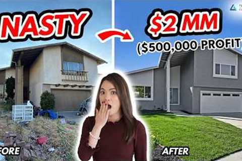 My Nastiest House Flip Ever (Split Level Before & After Throwback)