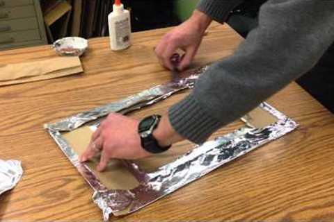Creating a Faux Metal Picture Frame