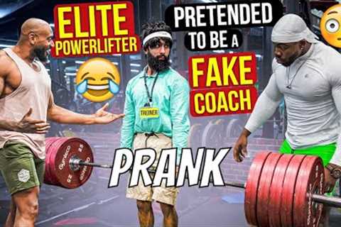 anatoly pretend to be a beginner 🥸😂 #shorts #funny #gym #reaction #prank
