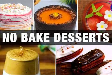5 No Bake Desserts Anyone Can Make | Easy Dessert Recipes | Cooking Co.