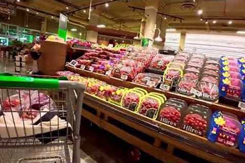 Canadian Grocery Store ASMR | Thrifty Foods Shopping Experience (No Talking)