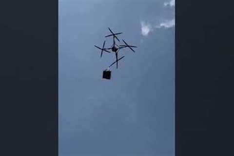 The Future of Construction? Watch This Drone Do the Heavy Lifting. #drone #construction #technology