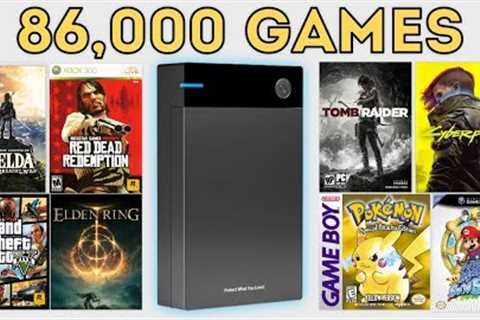 This 12TB Amazon Gaming Hard Drive has EVERY GAME EVER