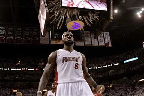 LeBron James Best Dunks In Miami Heat♥️