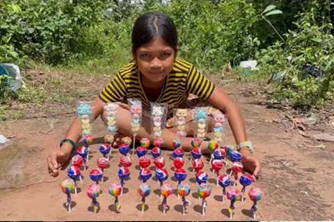 Part 83 Survival Skills SMART Ideas and USEFUL in Forest With Single Mom  Jungle Life
