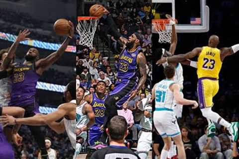 All of LeBron James DUNKS | 2024-25 Lakers Season Highlights