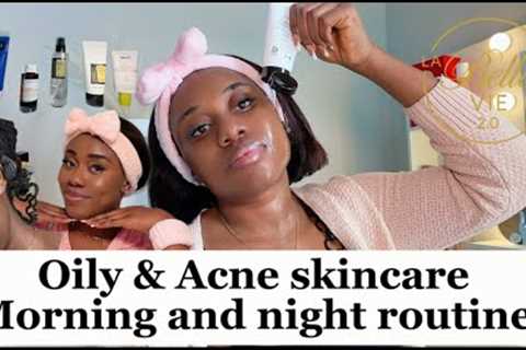 My Morning &amp; Night Skincare Routine for Acne-Prone Skin | Healing &amp; Hydrating