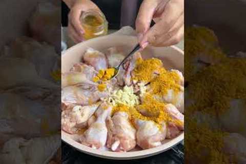 A chef taught me the recipe for these delicious chicken thighs.