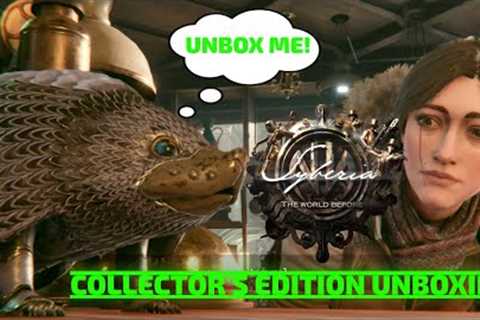 Syberia the World Before Collector's Edition Unboxing [Gaming Trend]