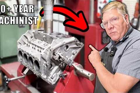 This Is How WE Machine YOUR V8 Engine Block...