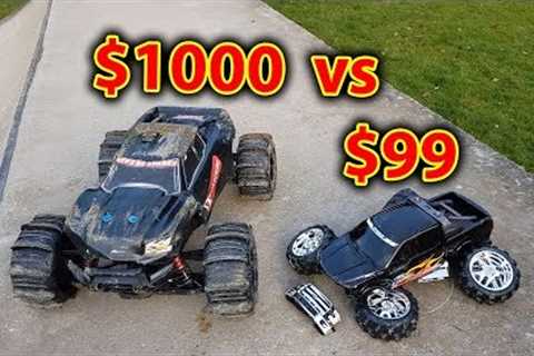 $1000 vs $99 RC Car Test with Demolition Derby