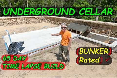 Man Builds Underground Bunker Using ICF Insulated Concrete Forms,  65 Day Time Lapse Build
