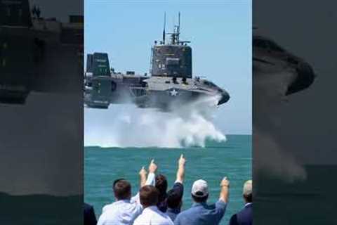 This new military vehicle just broke the laws of physics 😱 #unbelievable