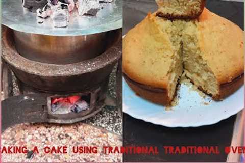 BAKING A CAKE USING A JIKO.