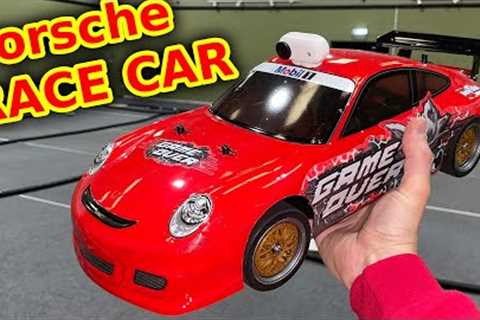 Racing a Porsche GT3 RC Race Car