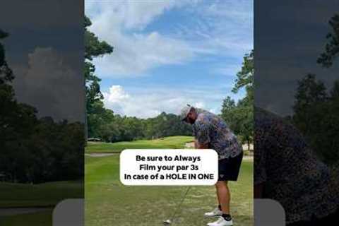Always film Par 3s #golf #golfswing #golfing #golfaddict #holeinone #sports #fun #friends #golflife