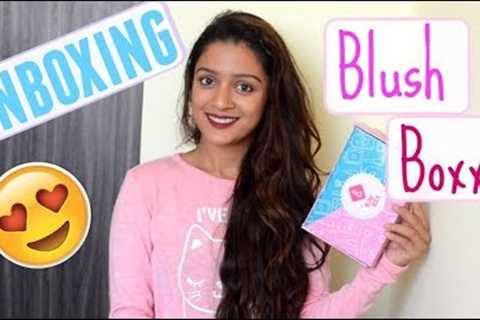 UNBOXING + FIRST IMPRESSIONS OF *THE BLUSH BOXX* | MONTHLY SUBSCRIPTION BOX | MegDIY