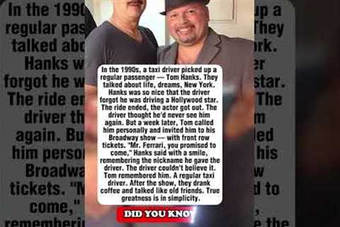 The Heartwarming Story of Tom Hanks’ Unexpected Friendship