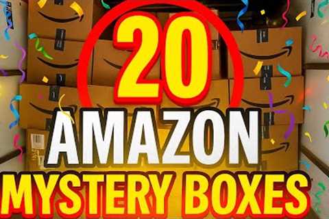 The Truth About Amazon Mystery Boxes! I Bought 20 #amazonpallets #amazonmysterybox #unboxing 