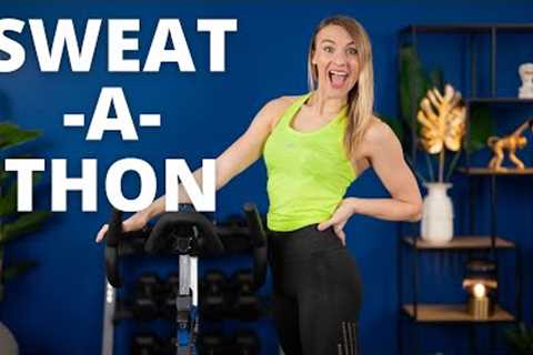 SWEAT-A-THON | 50 min LIVE Indoor Cycling Class