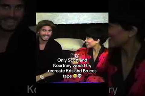 scott’s impression is killing me 😭 #kuwtk #scottdisick #kourtneykardashian #kardashians