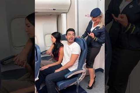 Sneaky passenger #youtubeshorts #comedy #funny #travel #airplane