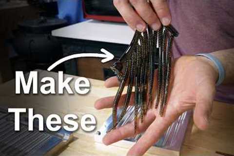 Make Your Own Shakey Head Worms | Epic Bait Molds 5 &amp; 7 Pintail Worm