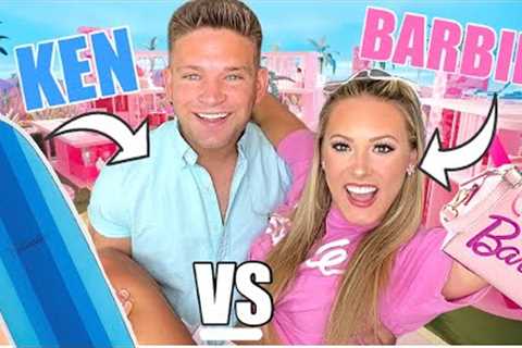 BARBIE 👛🎀 VS KEN 🚙💙 TARGET SHOPPING SPREE CHALLENGE!