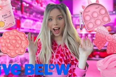 💕🎀FIDGET SHOPPING CHALLENGE! ONLY PINK🌸💖 (NO BUDGET!)