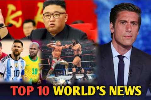 Top 10 World Breaking News Trending Headlines | US, UK, Canada, Australia, Germany