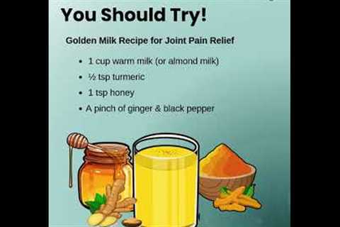 Arthritis Home Remedy You Should Try! 🥛✨ Natural Joint Pain Relief