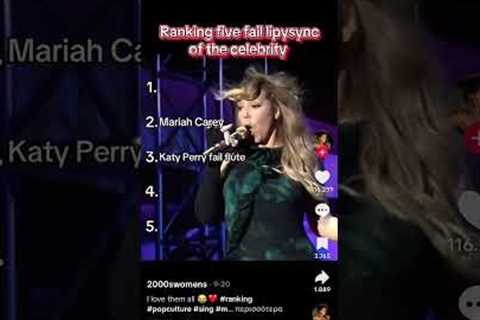 5 fail lip sync of the celebrity