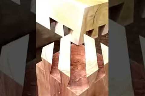 japanese satisfying wood joints without nails 🔥#woodworkingprojects #wood #technicalanalysis..