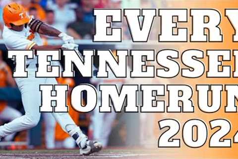 Tennessee Baseball EVERY Homerun from 2024