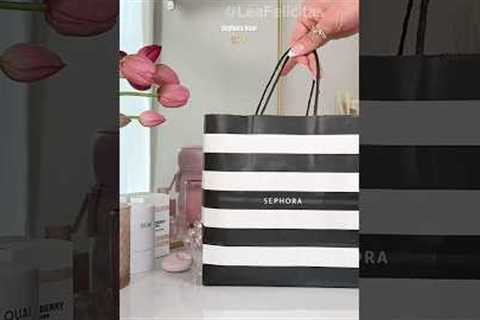 Let’s unbox my weekly Sephora haul 🩰✨ #sephora #sephorahaul #makeup #asmr #makeupshorts #preppy