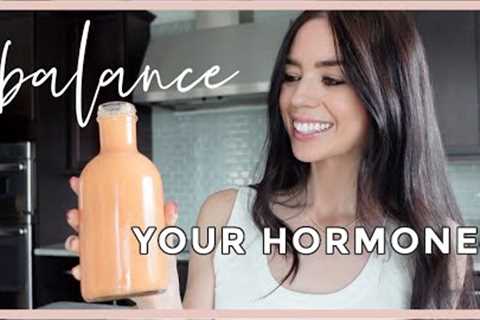 Drink THESE 3 Drinks to Balance Hormones &amp; Increase Energy | Healthy Smoothie Recipes