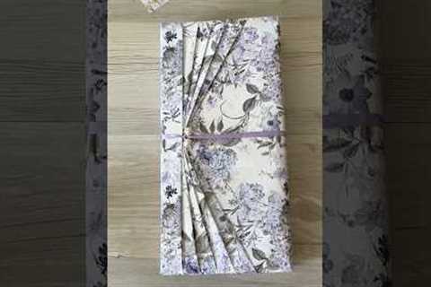 How to wrap a gift! Pleated gift wrapping idea #fyp #how #gift #giftwrapping #wrapping #byrubbia