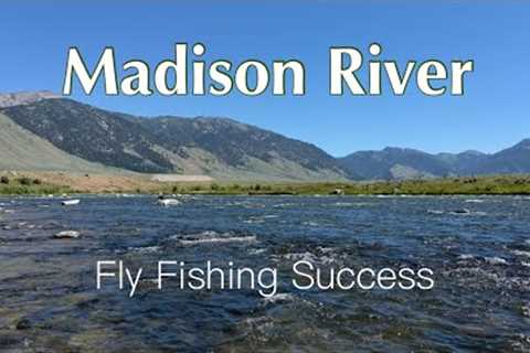 Fly Fishing the MADISON RIVER (Nymphing and Dry Fly Success)
