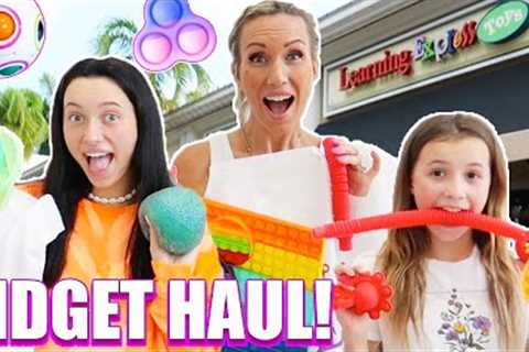 FIDGET SHOPPING CHALLENGE *In Your COLOR!* No Budget! Huge Learning Express Fidget Haul!