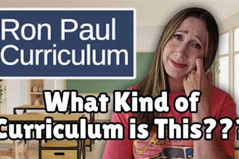 RON PAUL CURRICULUM REVIEW - Online Homeschooling Program for K-12