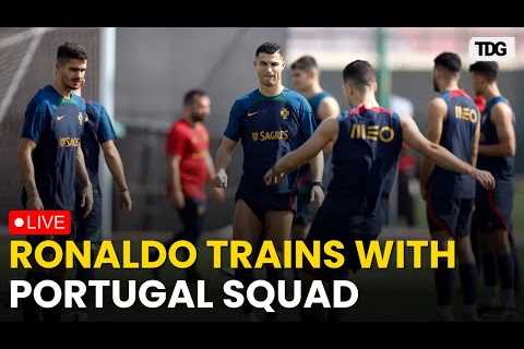 Ronaldo Portugal Training LIVE: Cristiano Ronaldo Trains with Portugal Ahead of Ireland Qualifier