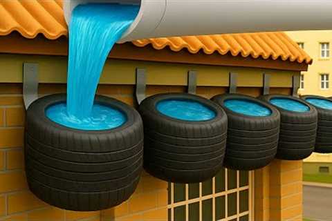 A 60-year-old Plumber SHOCKED Everyone: Free Water Energy from Tires + PVC!