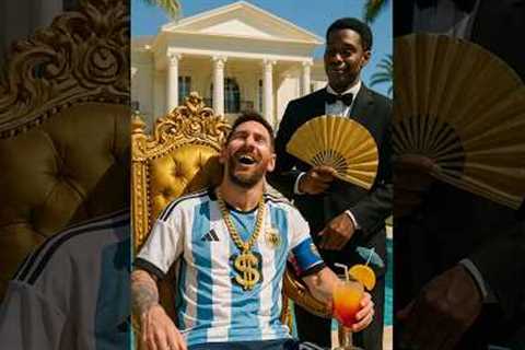 😯🔥Ronaldo broke into Messi's mansion😨 #cr7 #messi #football #soccer #funny #trending #ia ..