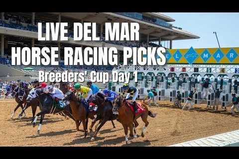 Live Del Mar Horse Racing Picks - Breeders' Cup Championships Day 1.