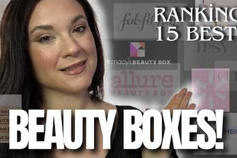 RANKING 15 BEAUTY SUBSCRIPTION BOXES PART 2: Beauty, Lifestyle &amp; Fragrance: Which is the Best?