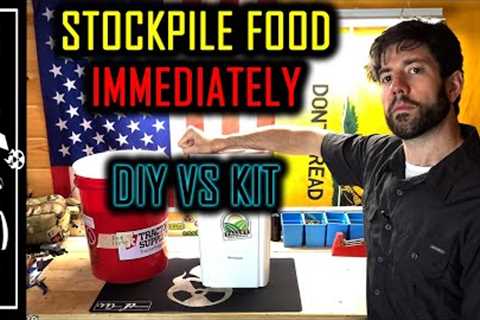 Prepping Food For Long Term Storage Is Important Right Now | DIY vs KIT