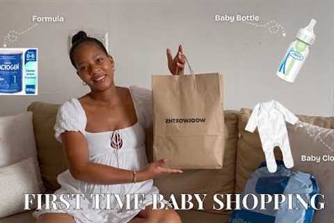 PREGNANCY VLOG | BABY SHOPPING HAUL 🍼*first time mom*