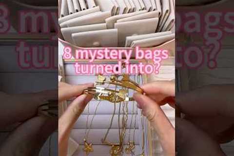 Unboxing let’s open 8 mystery bags #mysterybox #blindbag #mysterybag #blindbox #fyp #mysteryscoop