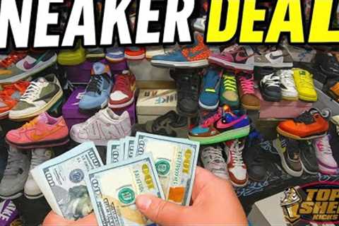 SPENDING THOUSANDS ON SNEAKER DEALS AT NEW YORK GOT SOLE! $800 FOR TIFFANY AIR FORCE ONES?!